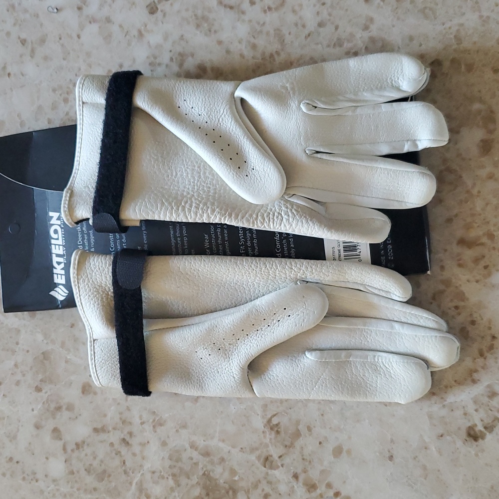 Ektelon Men's Size Small Deerskin Handball Gloves NOS - Picture 2 of 7
